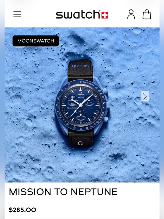 OMEGA x Swatch Other - OMEGA x Swatch Bioceramic MoonSwatch – Mission to Neptune